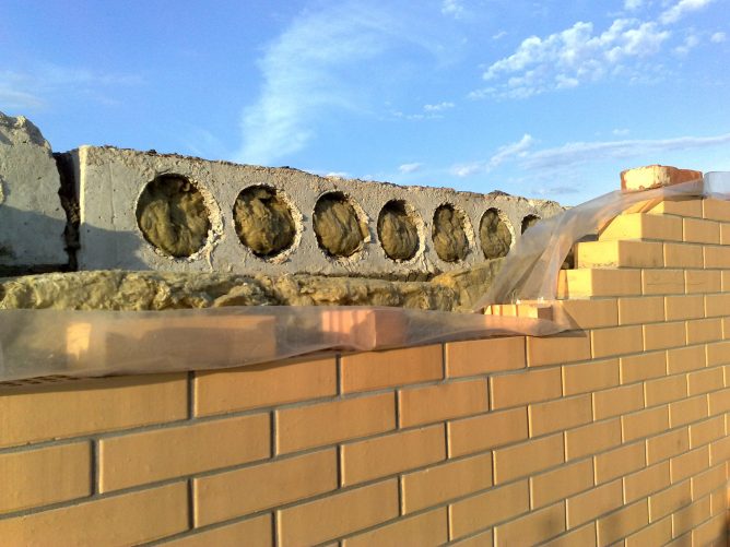 Утепление бетонной плиты перекрытия